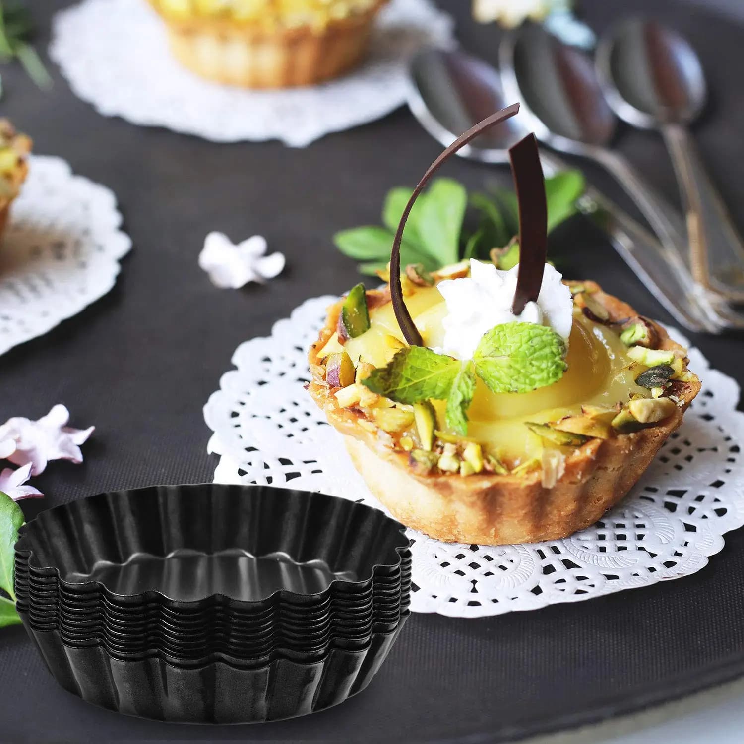 Mini Tart Pan with Removable Bottom