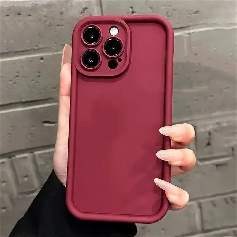 Candy Color Phone Case For iPhone 16 promax 15 14 Pro Max 13 12 mini 11 X Xs XR 7 8 Plus 6s 5 SE Shockproof Soft Silicone Cover