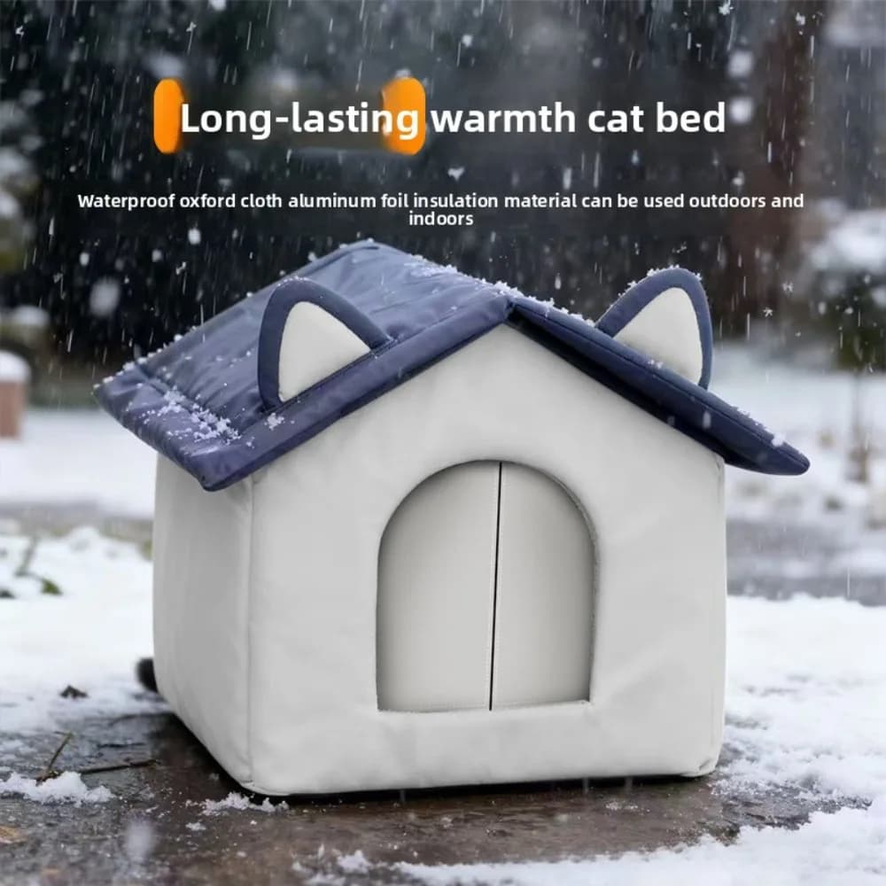 Indoor Outdoor Winter Cat House