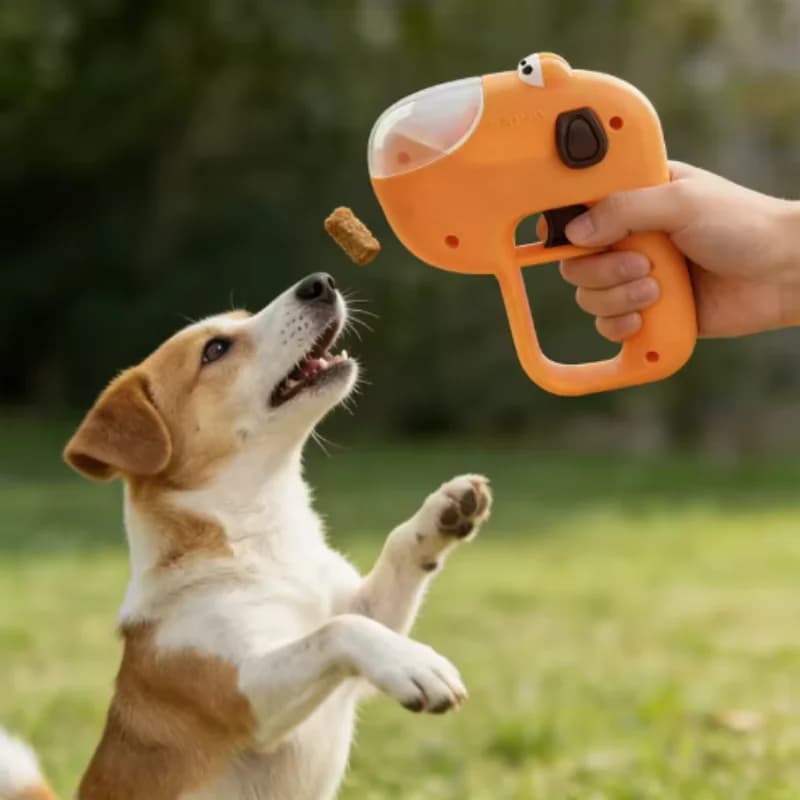 Automatic Pet Treat Launcher Dispenser