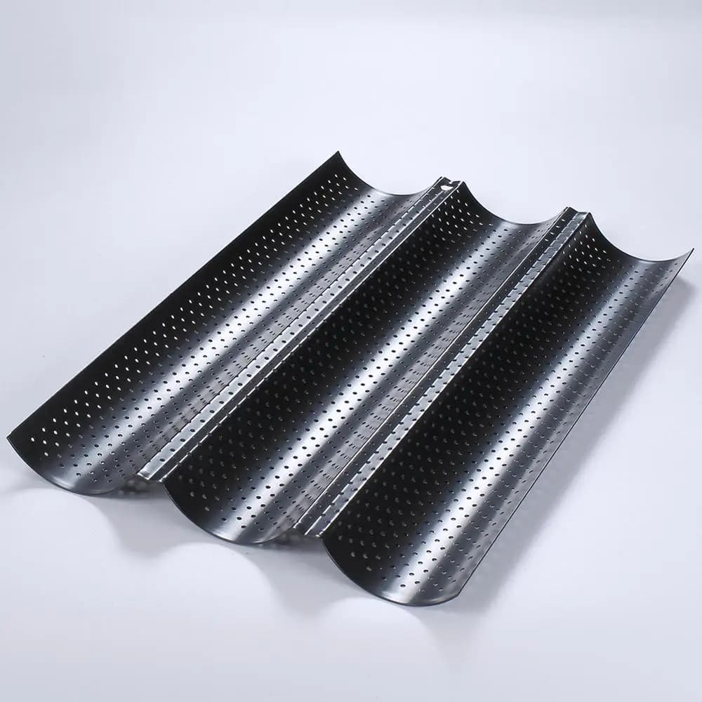 Perforated Baguette Baking Pan
