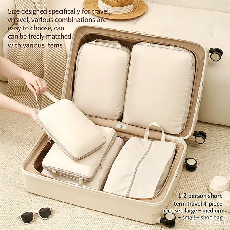 Travel Storage Bag Organizer Set