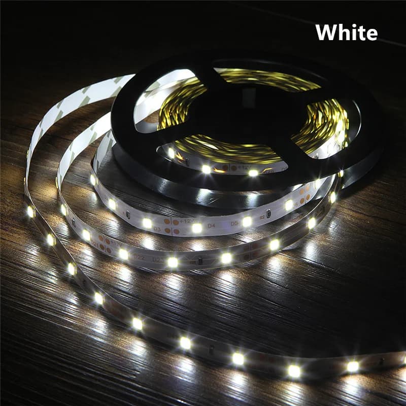 LED Strip Light 12V 5M 300 Leds SMD 2835 Diode Tape RGB & Single Colors High Quality LED Ribbon Flexible  Home Decoration Lights