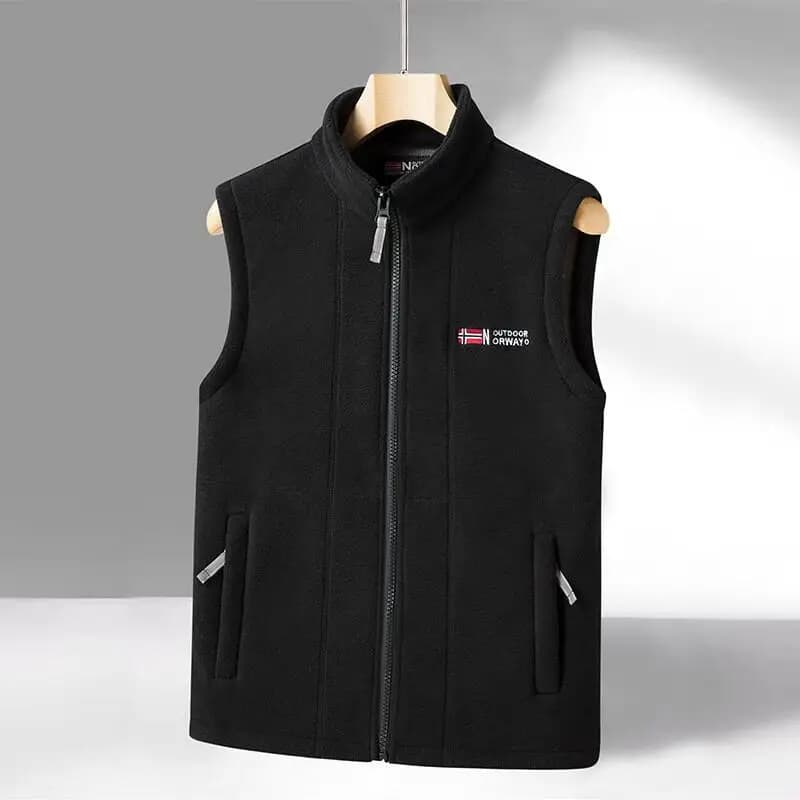 Men's Fleece Vest Sleeveless