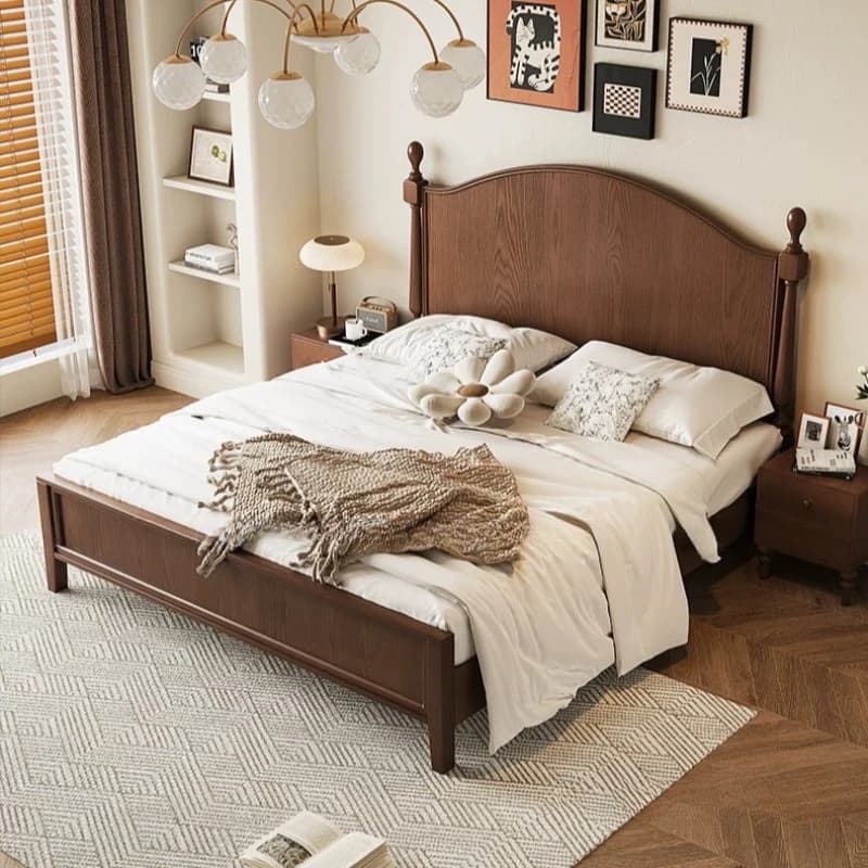 Wooden Nightstands Beds Nightstands Boys Master Double Beds Elevated Storage Kids Camarotes Para Dormitorio Bedroom Furniture