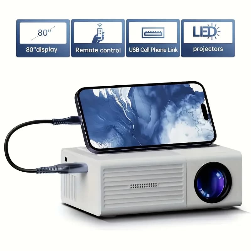 Portable 1080P Video Projector