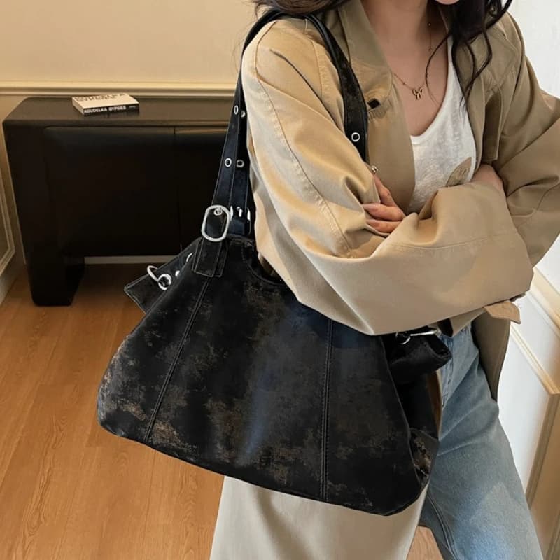 Vintage Big Bags For Women Handbags Top-handle Handbag Fashion Satchel Dumpling Pack Tote Shoulder Bag Hobos Large Purse Bolsa