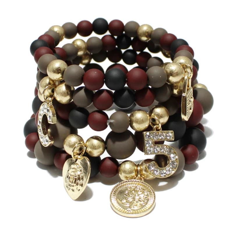 Bohemian Stretch Beaded Bracelets Set