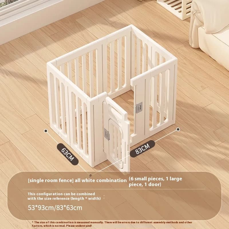 Indoor Clear Acrylic Pet Playpen Easy Assemble Transparent Dog Playpen for Puppy Bunny Cat Pig - Pet Barrier