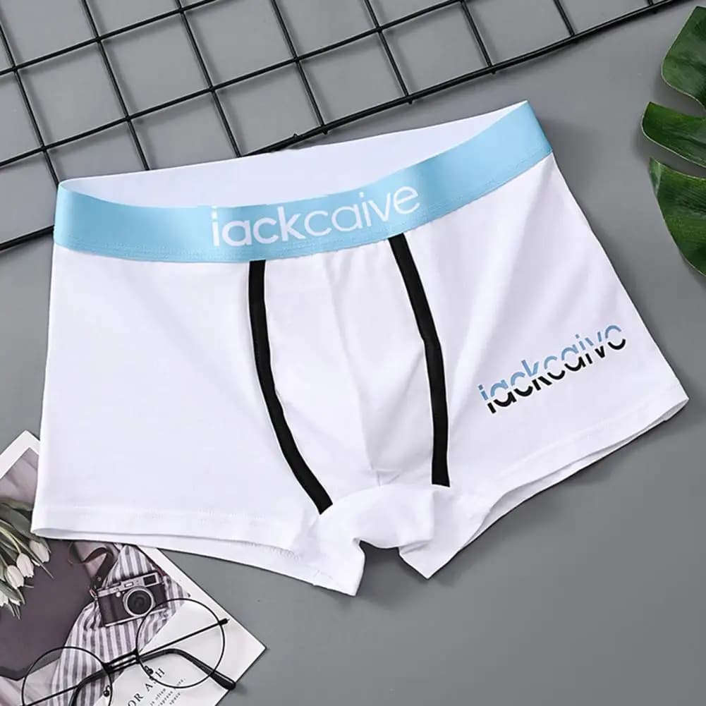 Men's Moisture-Wicking Boxer Briefs Colorful Patchwork