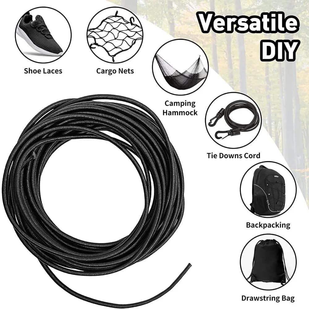 Elastic Rubber Bungee Cord Assortment