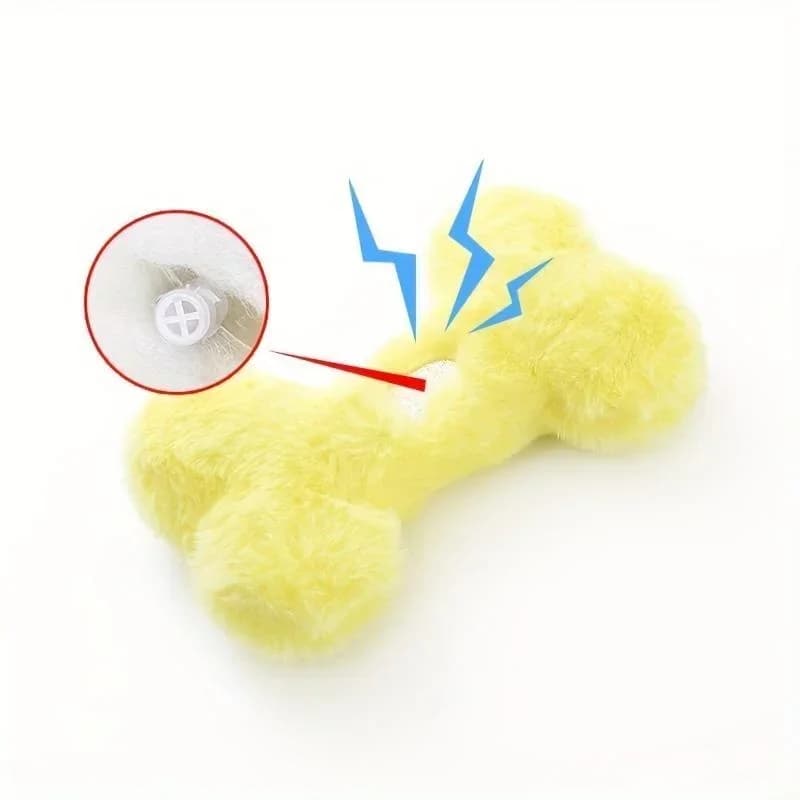 Dog Toys Bone Design Pet Plush Toy Dog Interactive Toy Cat Toy Pet Supplies  Собачьи игрушки