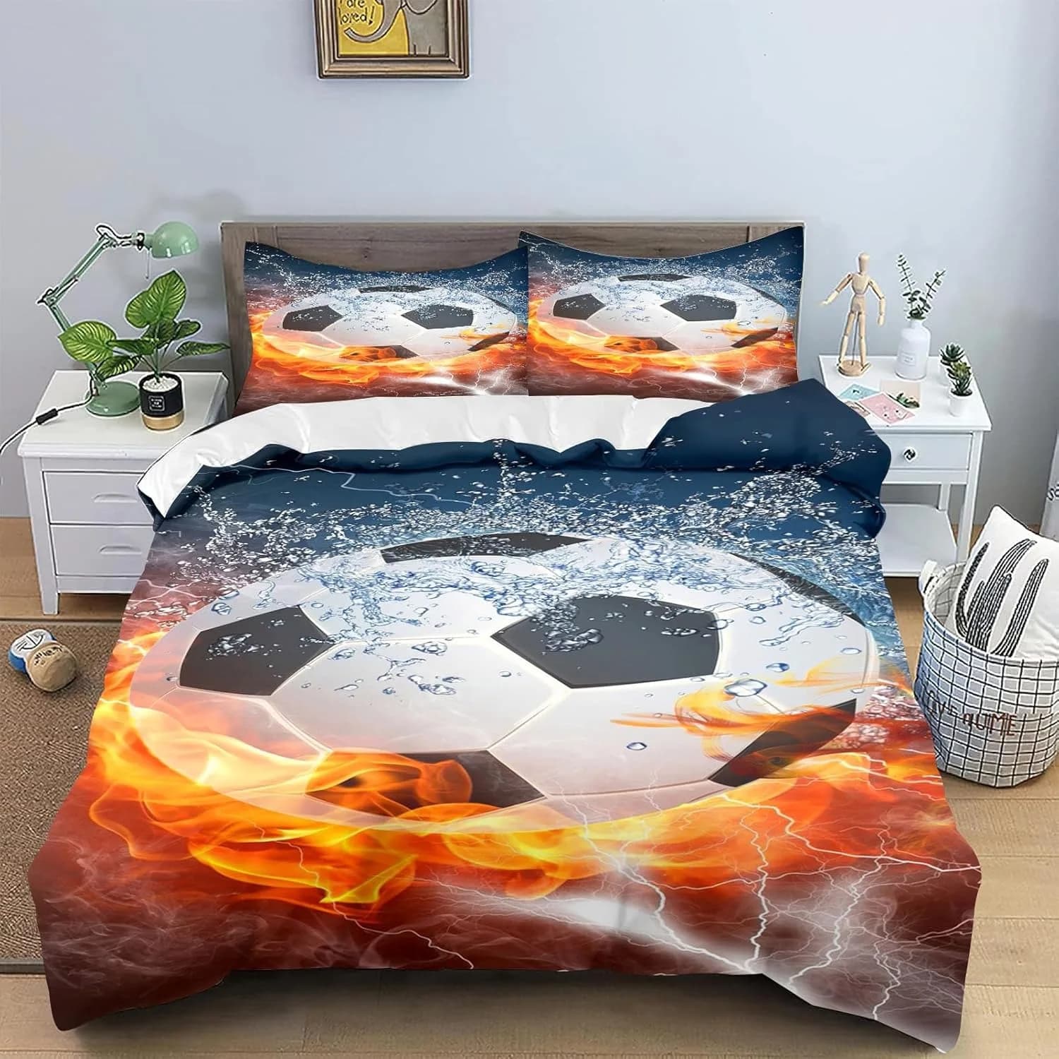 Football Microfibre Duvet Cover Set