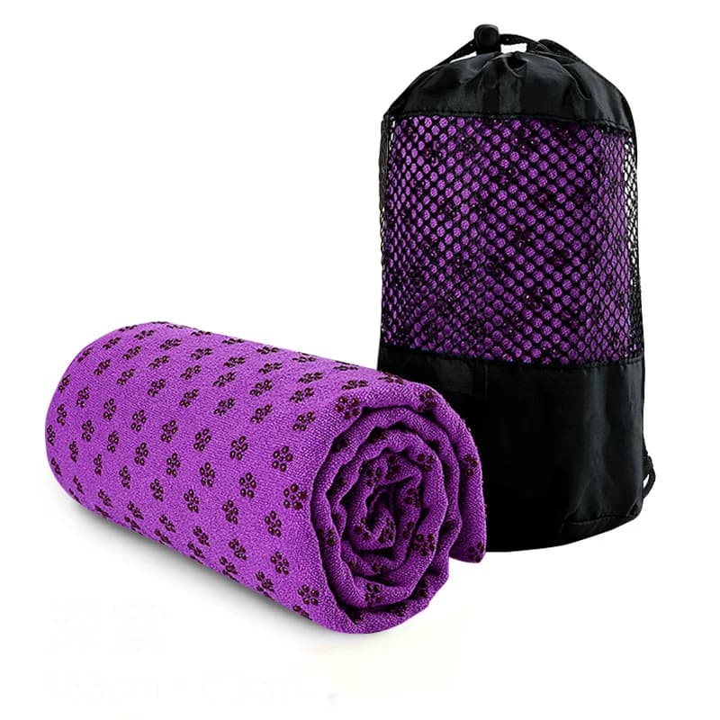 Yoga Towels, Hot and Spicy Yoga Mat Towels Featuring Grip Points to Absorb Sweat and Prevent Slipping, Suitable for Hot Yoga