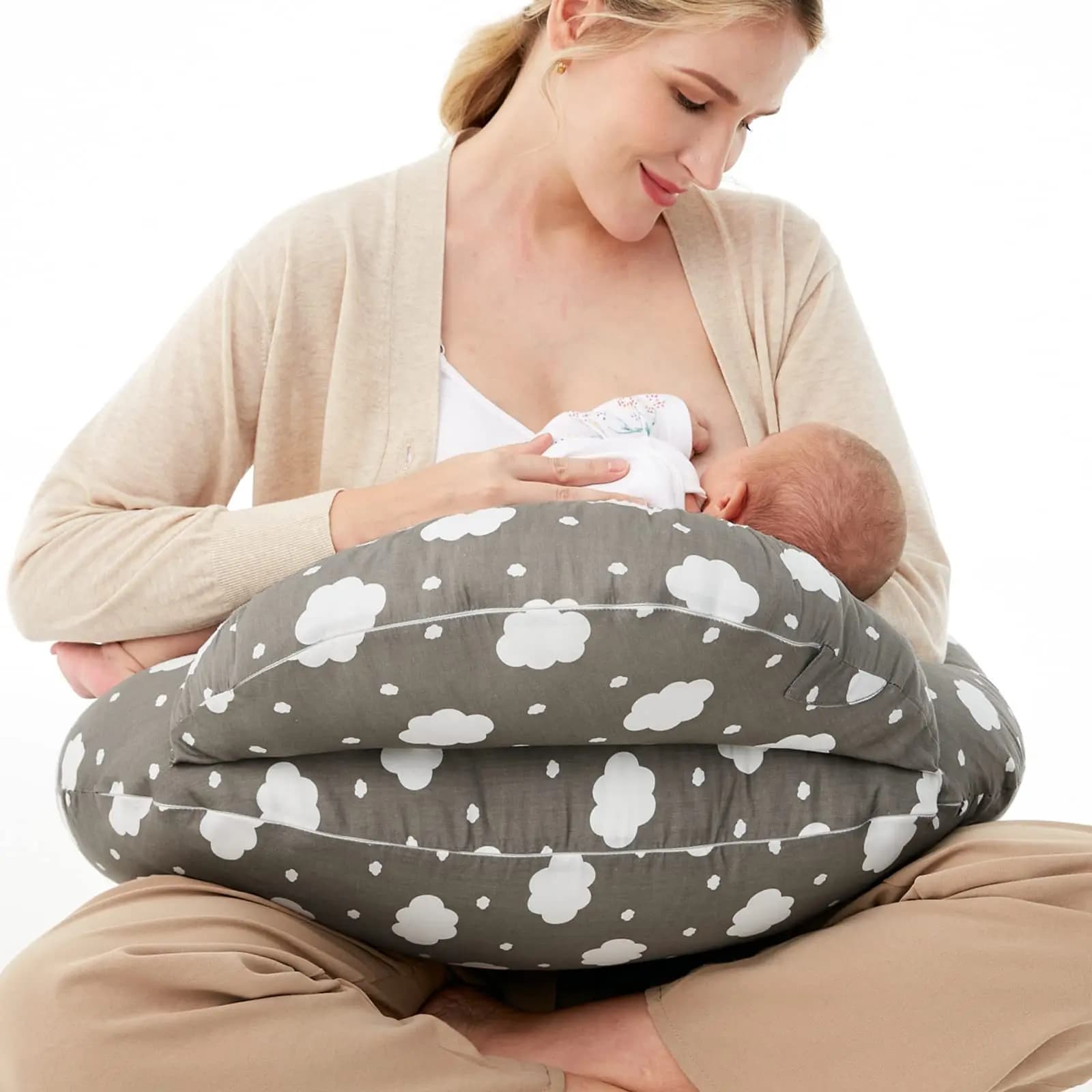 Nursing Pillow with Adjustable Buckle