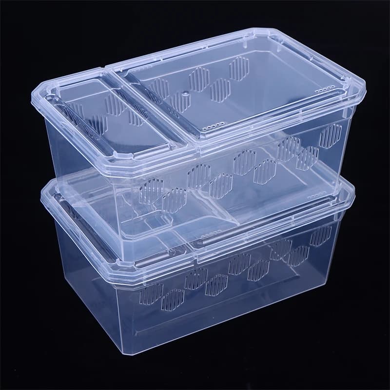 Transparent Plastic Reptile Breeding Box With Balcony