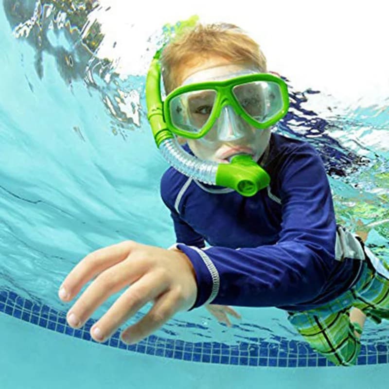 Kids Snorkel Set with Dive Mask and Breathing Tube