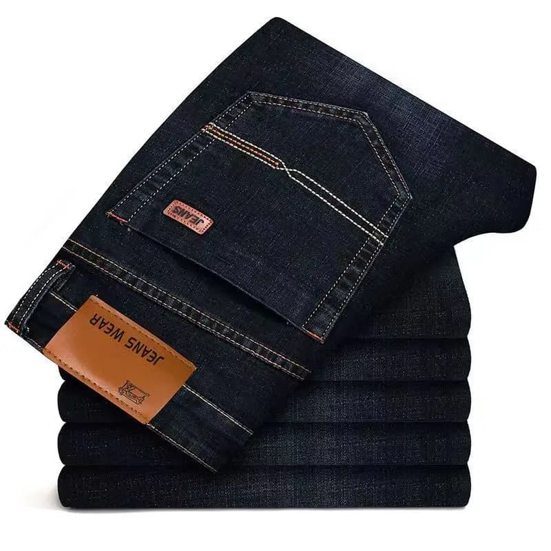 Men's Elastic Slim Fit Business Casual Jeans