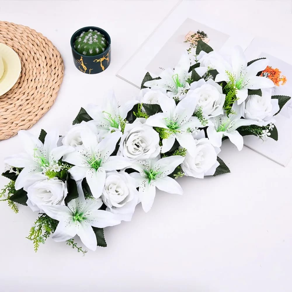 Artificial Rose Flower Arch Decor