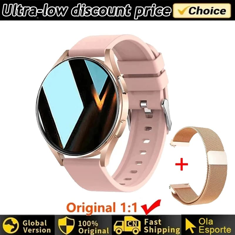 Smartwatch Women Watch 6 Health Monitoring Watch Waterproof Voice Assistant Bluetooth Call Smart Watch 2026 New Sport Watch Men