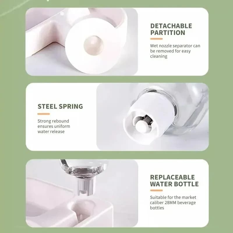 Dual Pet Bowl for Cats and Dogs