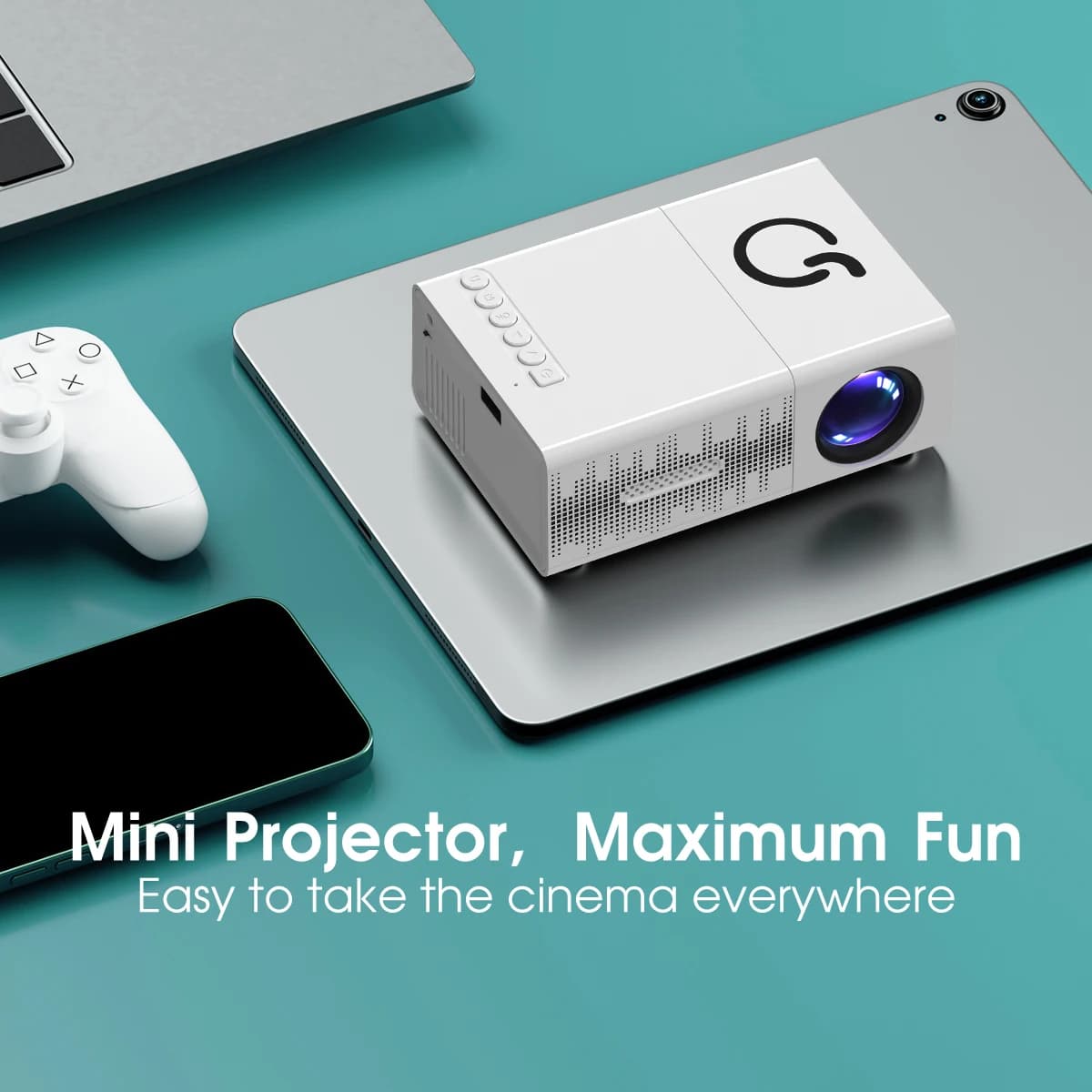 Mini Projector Z1 Manual Focus Home Theater Projector with HDMI USB AV 3.5mm Audio Projector Projecteur Vidéo