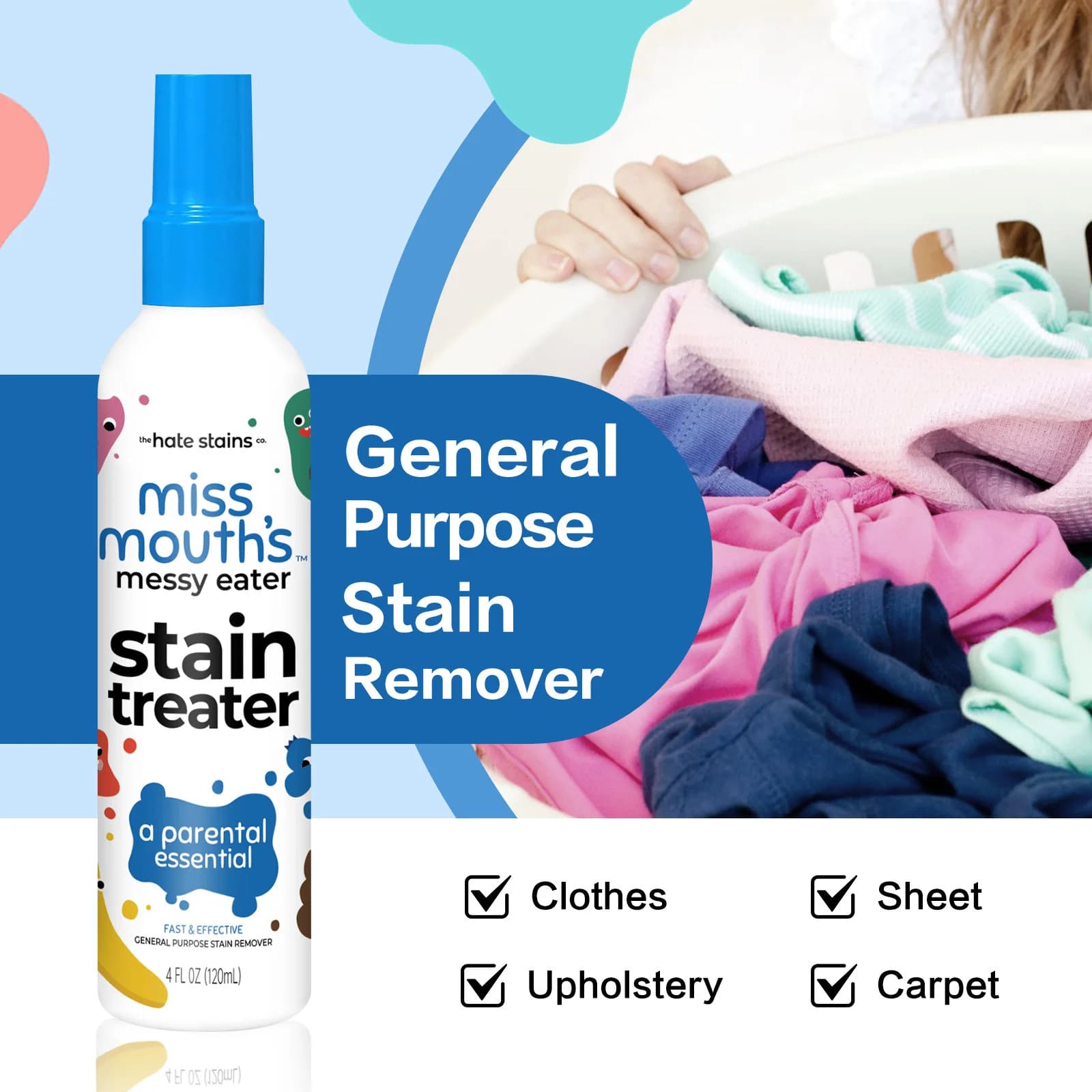Multi-Surface Fabric Stain Remover 120ml