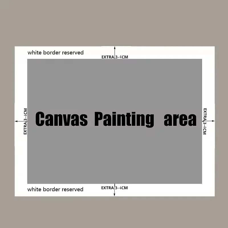 Abstract People Walking Wall Art Unframed Canvas Poster - Modern Figurative Wall Decor - Contemporary Human Movement Painting
