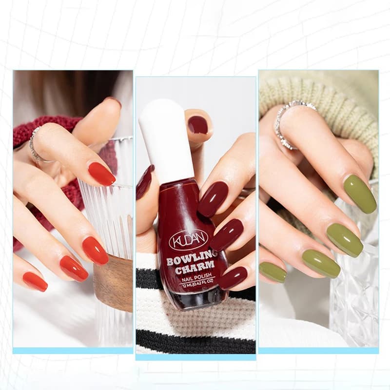 40-Color Water-Based Quick-Dry Nail Polish