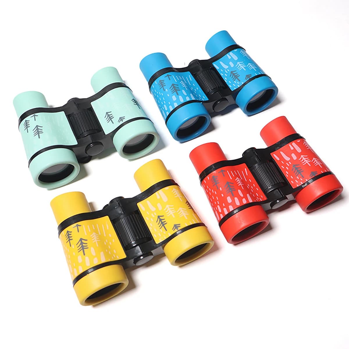 Forest-Style Printed 4X30 Optical Binoculars