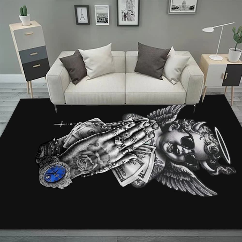 Vintage Bohemian Gothic Area Rug