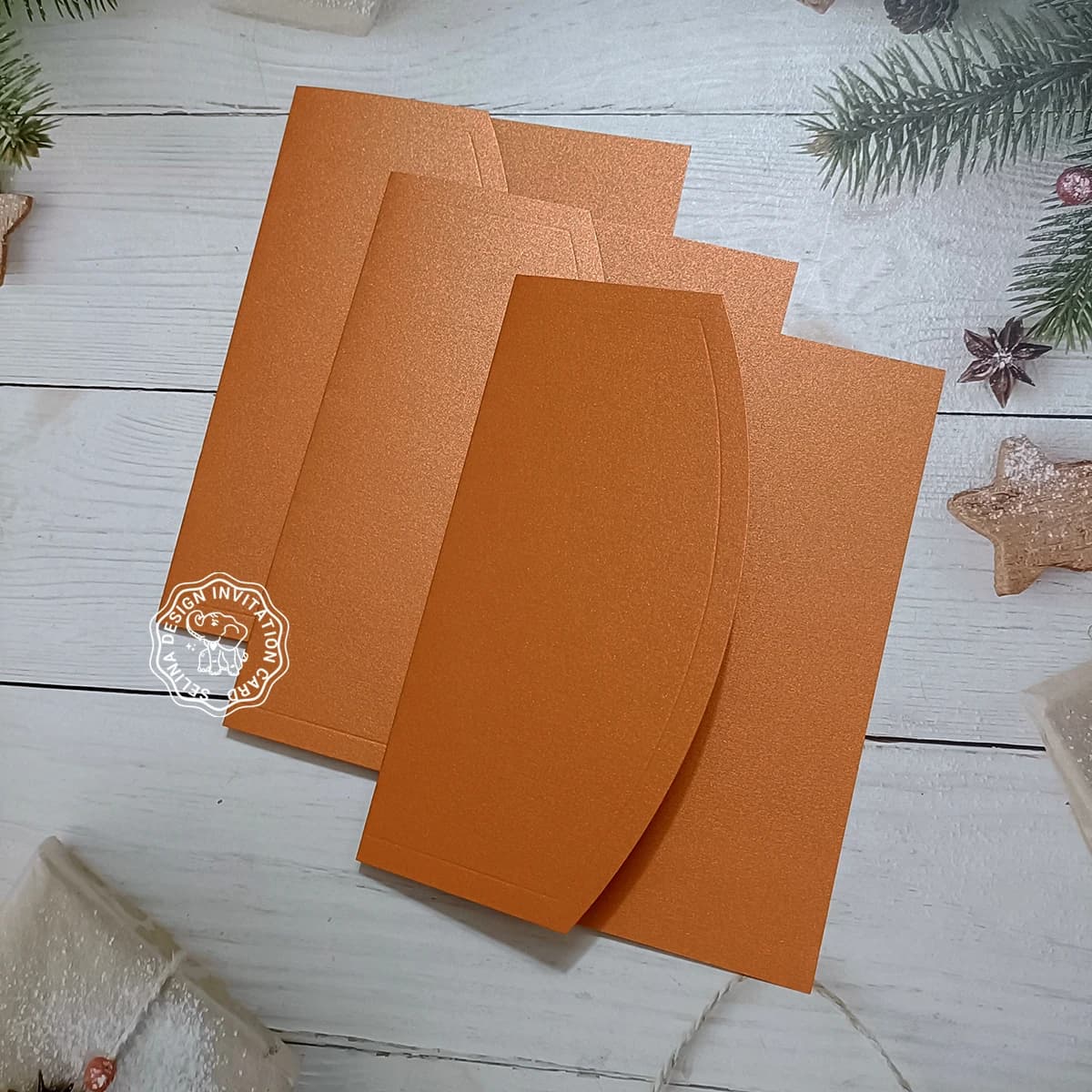 Arc Paper Wedding Invitation Card Covers, 25pc