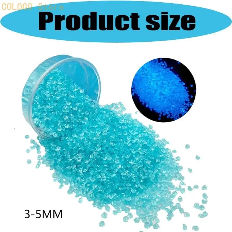 Glowing Resin Gravel Pebbles for Aquariums