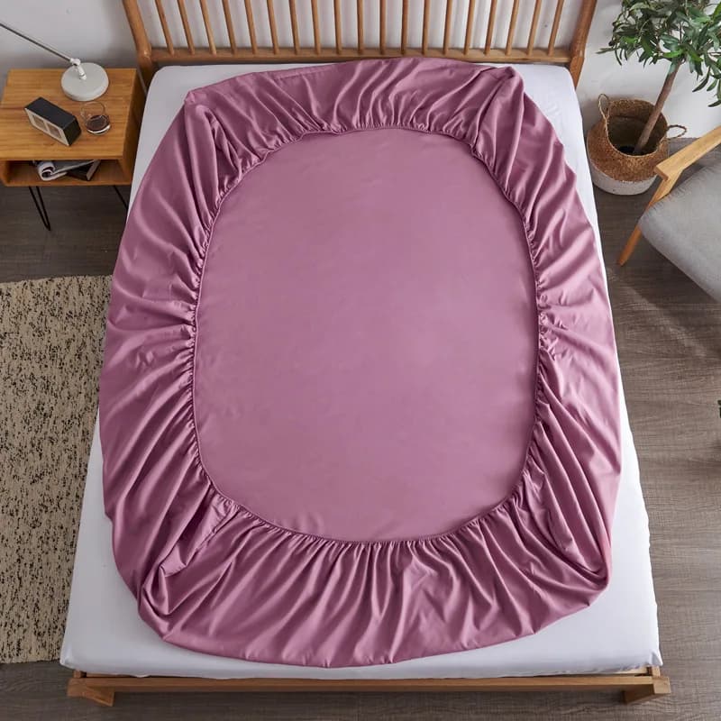 Cotton Fitted Sheet with Elastic Bands