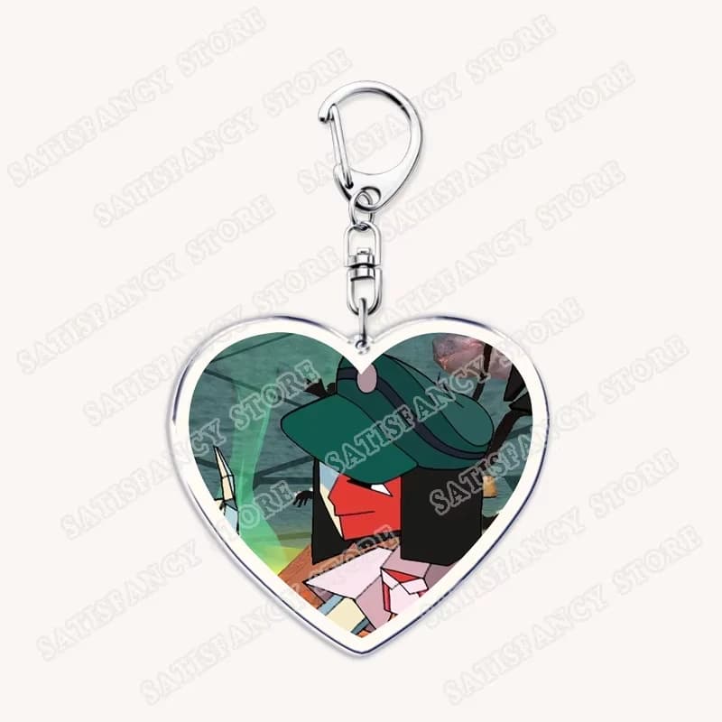 Hot Game Love Keychains for Accessories Bag Ena Dream BBQ Coral Glasses Taski Maiden Keyrings Jewelry Gamer Fans Gaming Gifts