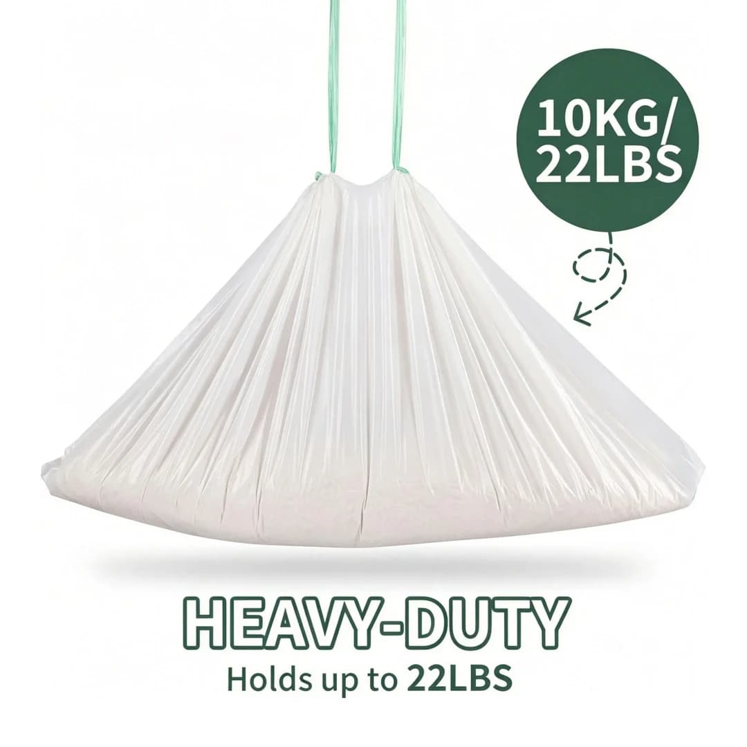 Heavy Duty Cat Litter Box Liner with Drawstring