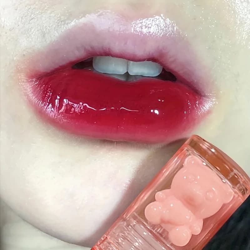 Bear Jelly Lip Glaze with Mirror Shine