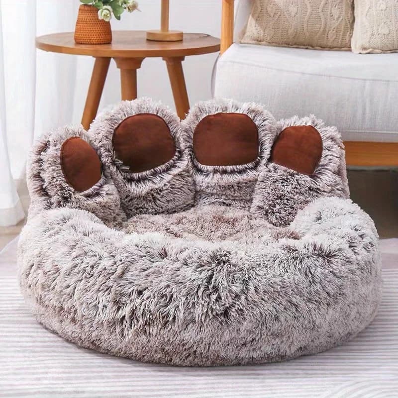 Bear Paw Pet Bed for Dogs and Cats