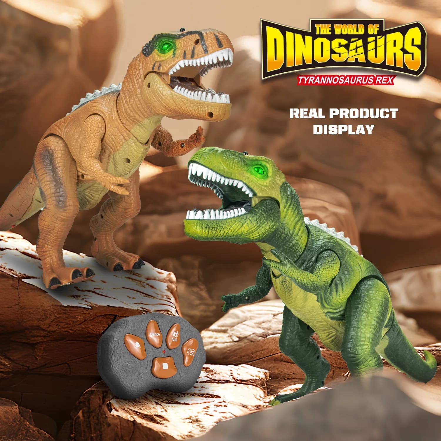 RC Dinosaur Car with Sound