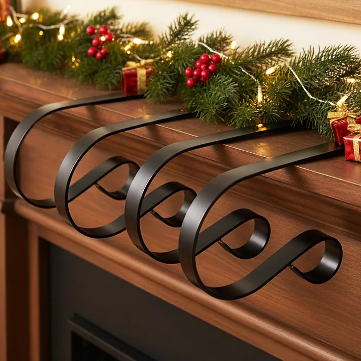 Mantle Stocking Holders