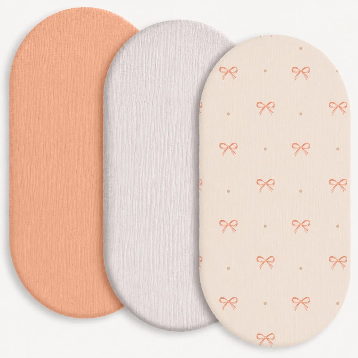 Soft Peach Bow