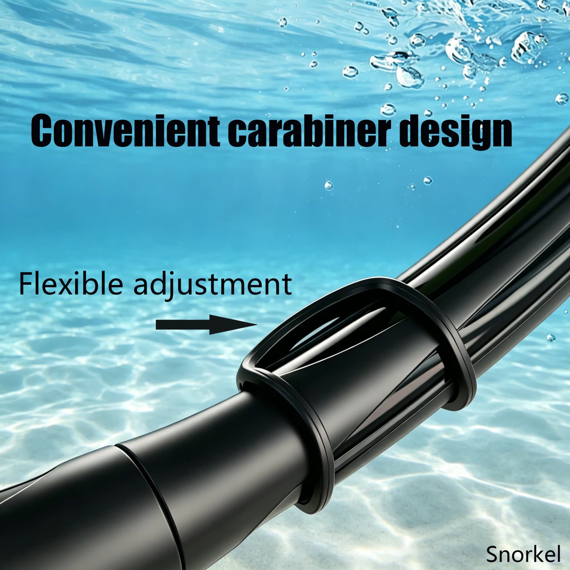 Retractable Soft Silicone Snorkel