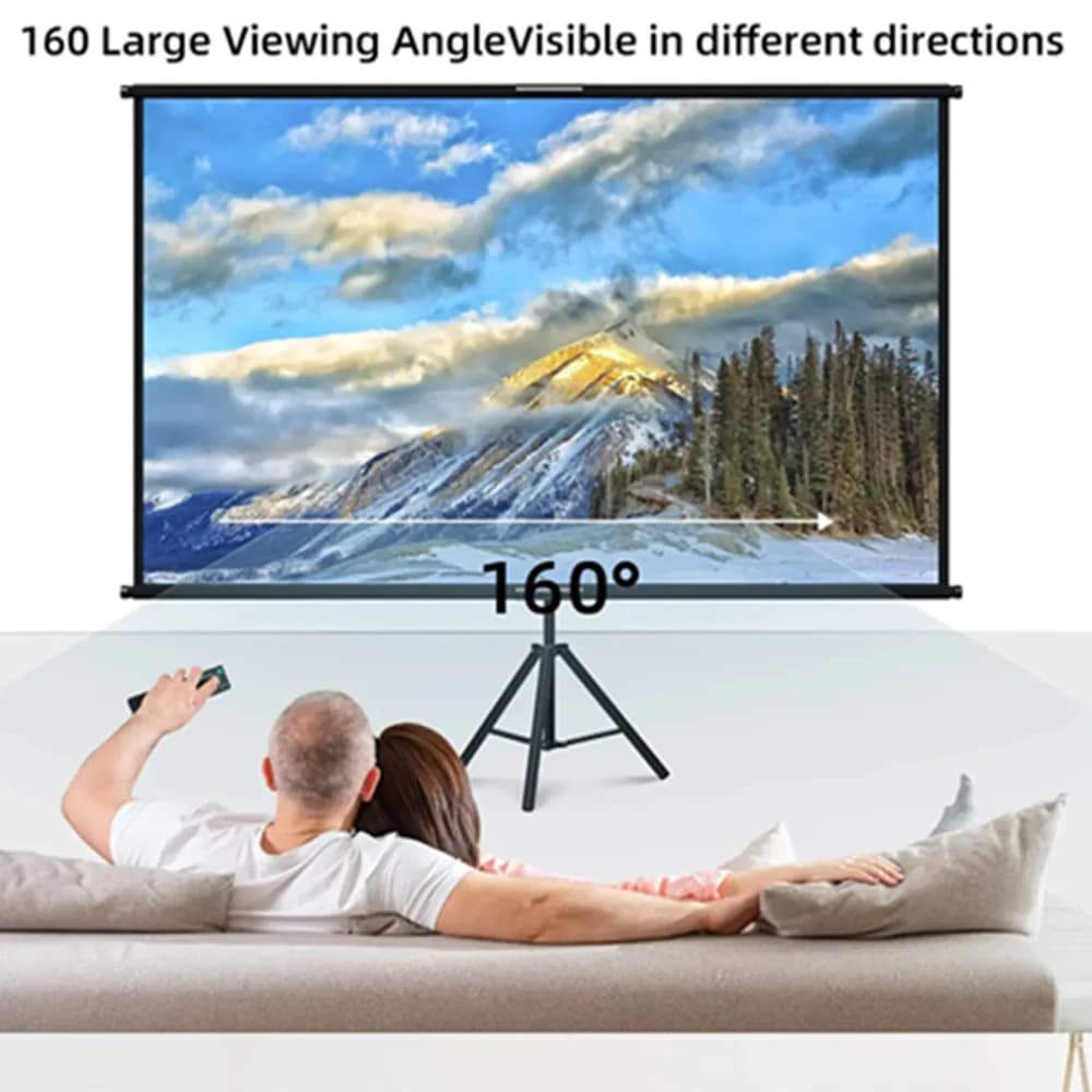 120 Inch Projector Screen 16:9 Indoor Outdoor