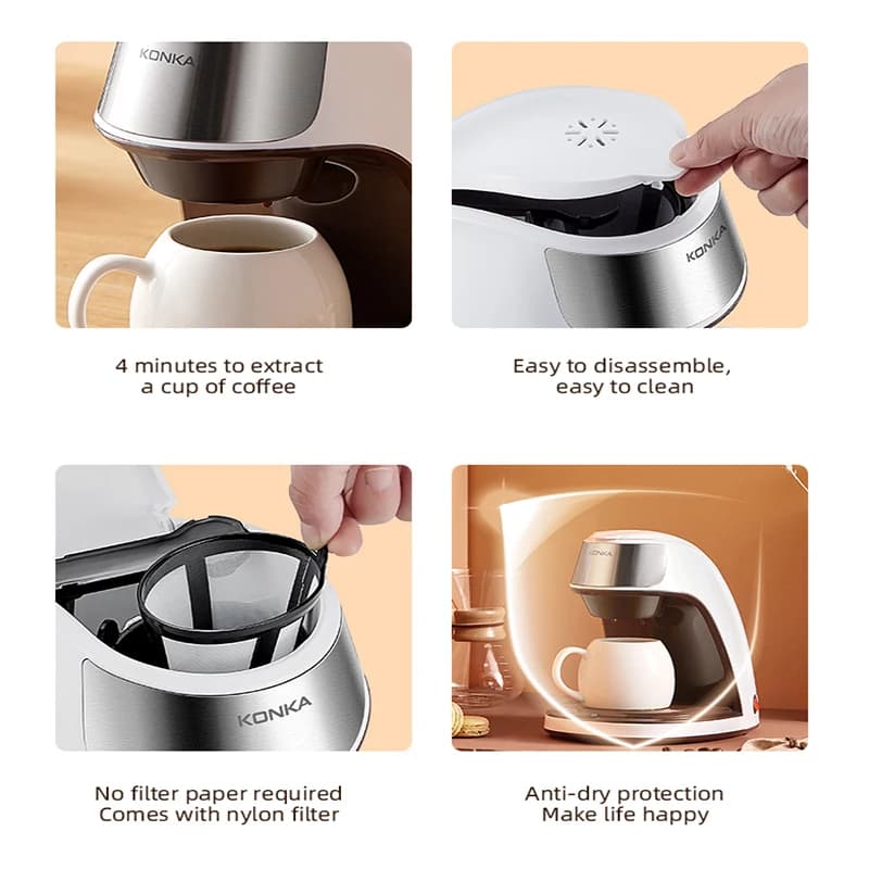 Mini Drip Coffee Maker Pour-Over
