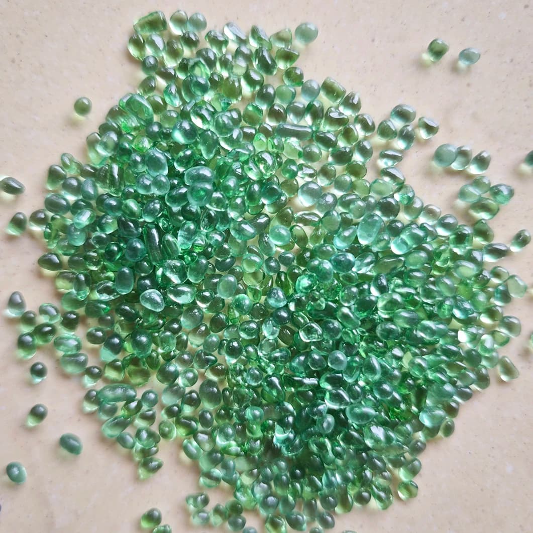 Aquarium Glass Stone Gravel Pebbles 200g