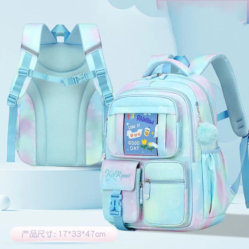 Lightweight Water Resistant School Backpack for Girls