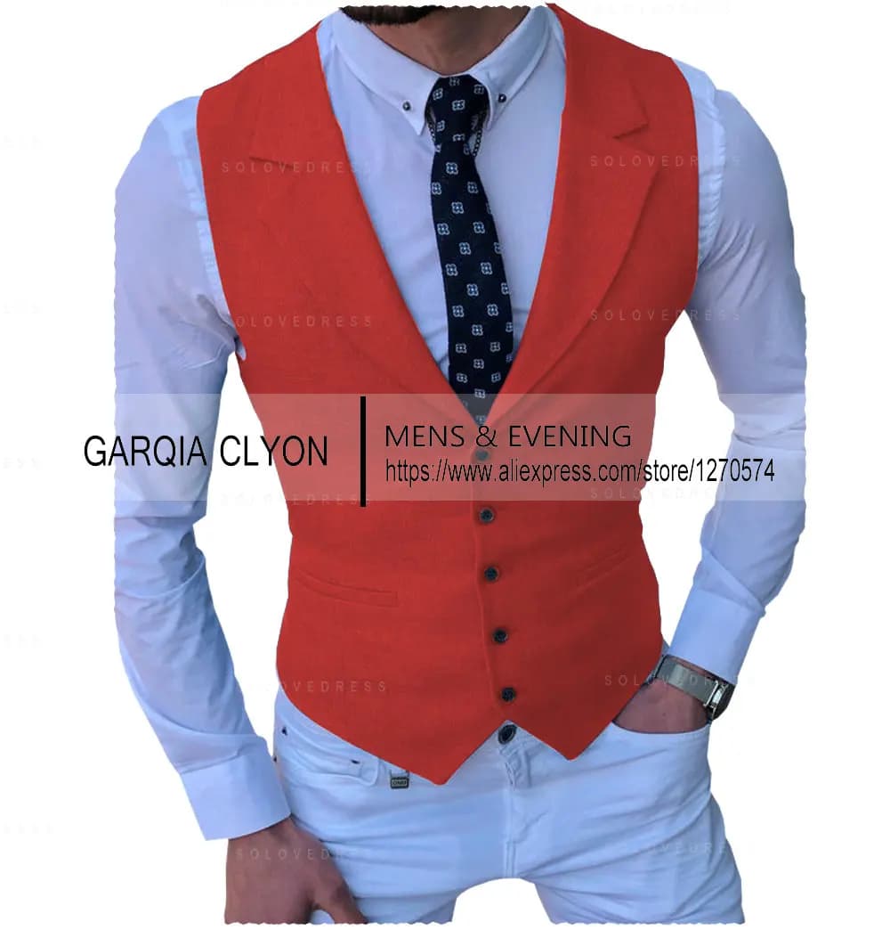 Men's Classic Single Breasted Vest Waistcoat