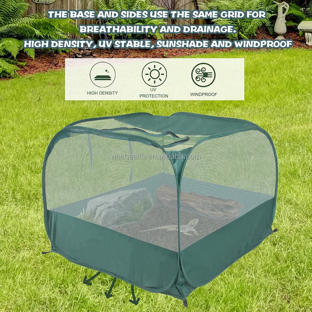 Portable Foldable Pet Playpen with Breathable Mesh