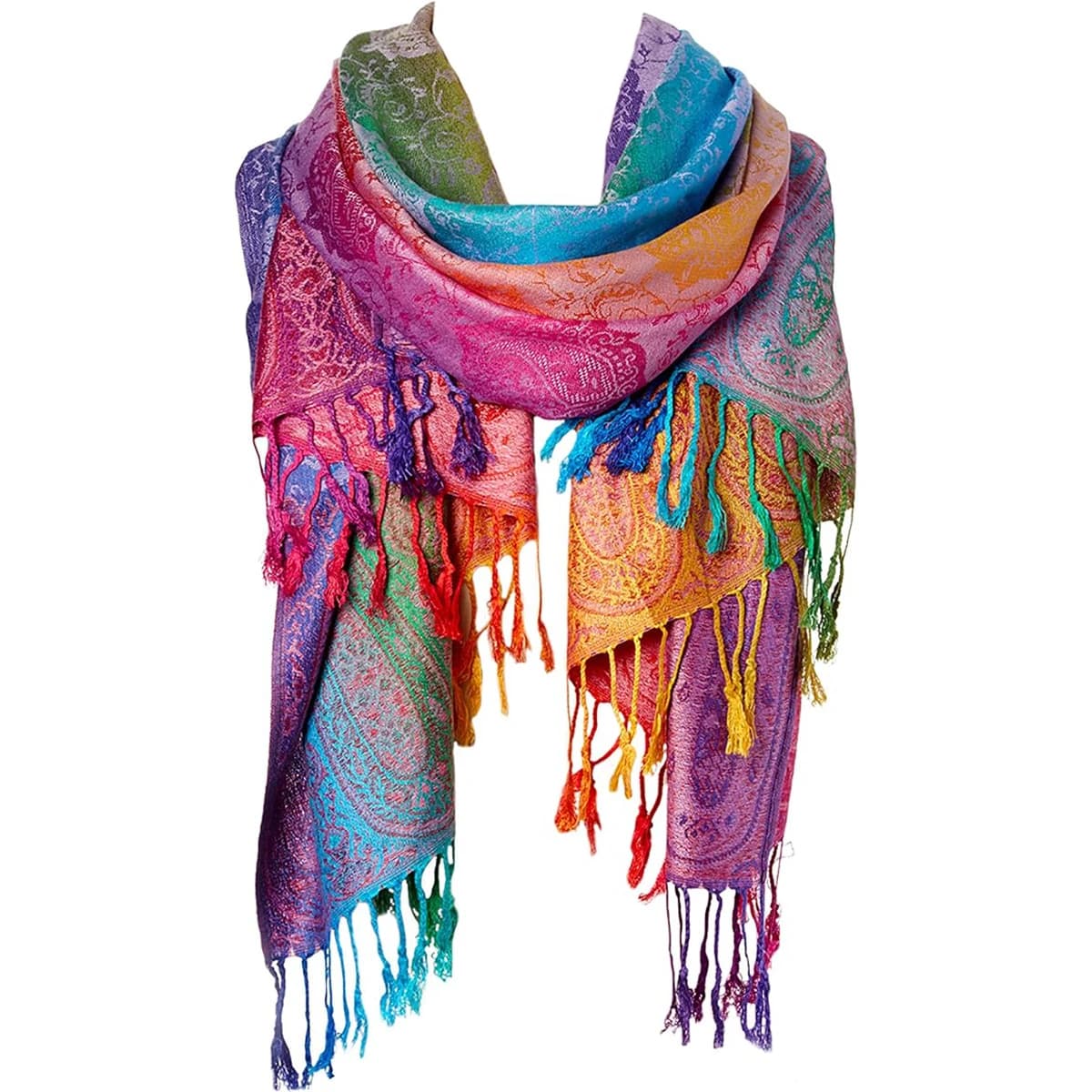 Luxury Satin Silk Pashmina Shawl Wrap