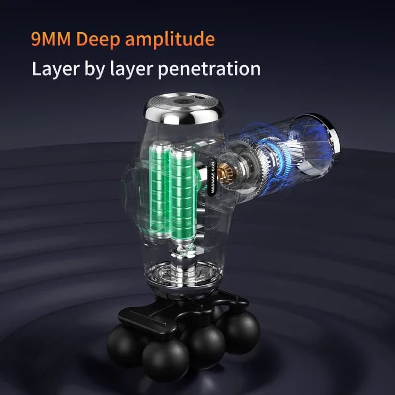 10 head massage gun muscle relaxation electric vibration fascia gun for relaxing the body and massaging handheld massager